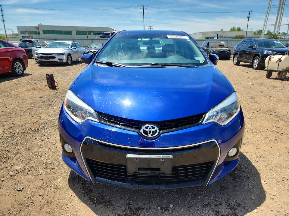 2014 Toyota Corolla VIN 5YFBURHE3EP014909 COPART salvage auction — SIDE, Il - Salvage Certificate, sold $2,050 on 2026-07-24 (photo 5)