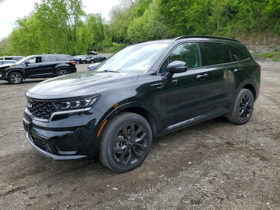 2022 Kia Sorento VIN 5XYRKDLF1NG115846 COPART salvage auction — BURN, NY - MV-907A SALVAGE CERTIFICATE, sold $700 on 2026-07-21 (photo 1)
