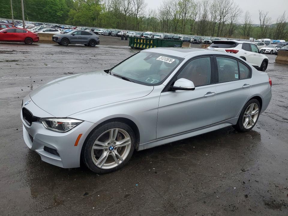 2018 BMW 3er VIN WBA8B7C59JA584548 COPART salvage auction — UNDERCARRIAGE, NY - MV907A-PARTS ONLY W/LIENHOLDER, sold $4,550 on 2026-07-23 (photo 1)