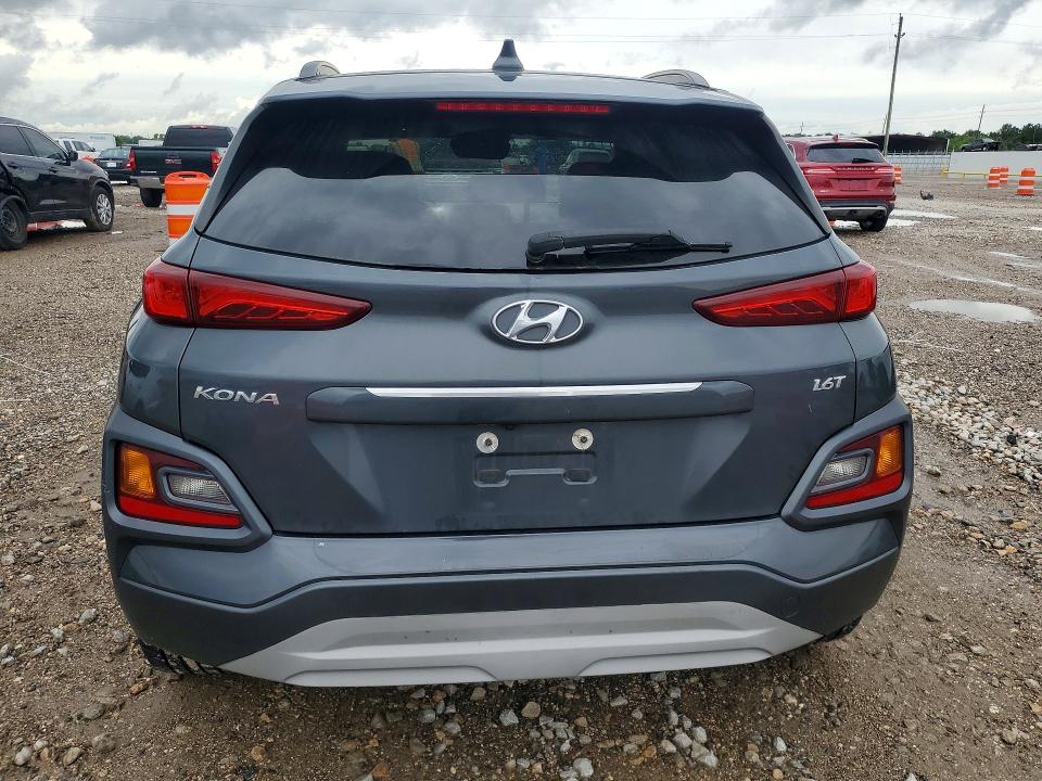 2020 Hyundai Kona VIN KM8K33A52LU457638 COPART salvage auction — HAIL, Tx - Certificate Of Title, sold $6,900 on 2026-07-02 (photo 6)