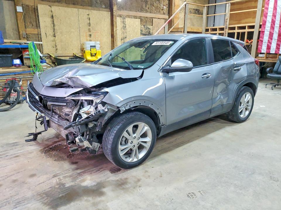 2023 Buick Encore VIN KL4MMCSL6PB047847 COPART salvage auction — FRONT END, Id - Salvage Certificate Of Title, sold $1,000 on 2026-07-28 (photo 1)