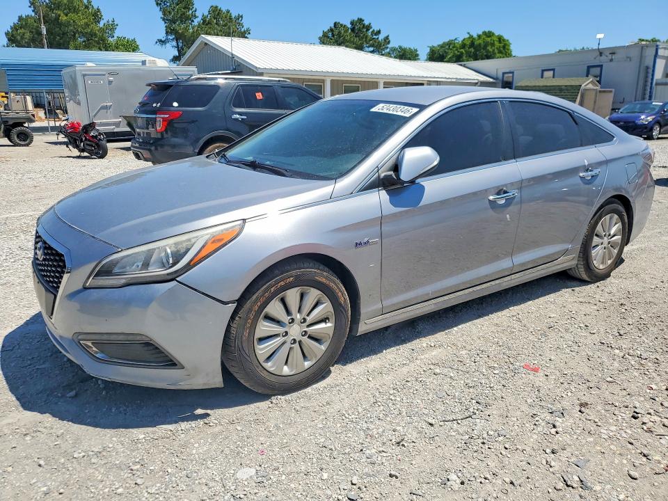 2016 Hyundai Sonata VIN KMHE24L18GA036806 COPART salvage auction — FRONT END, Ar - Cert Of Title-Salvage, sold $2,150 on 2026-07-15 (photo 1)