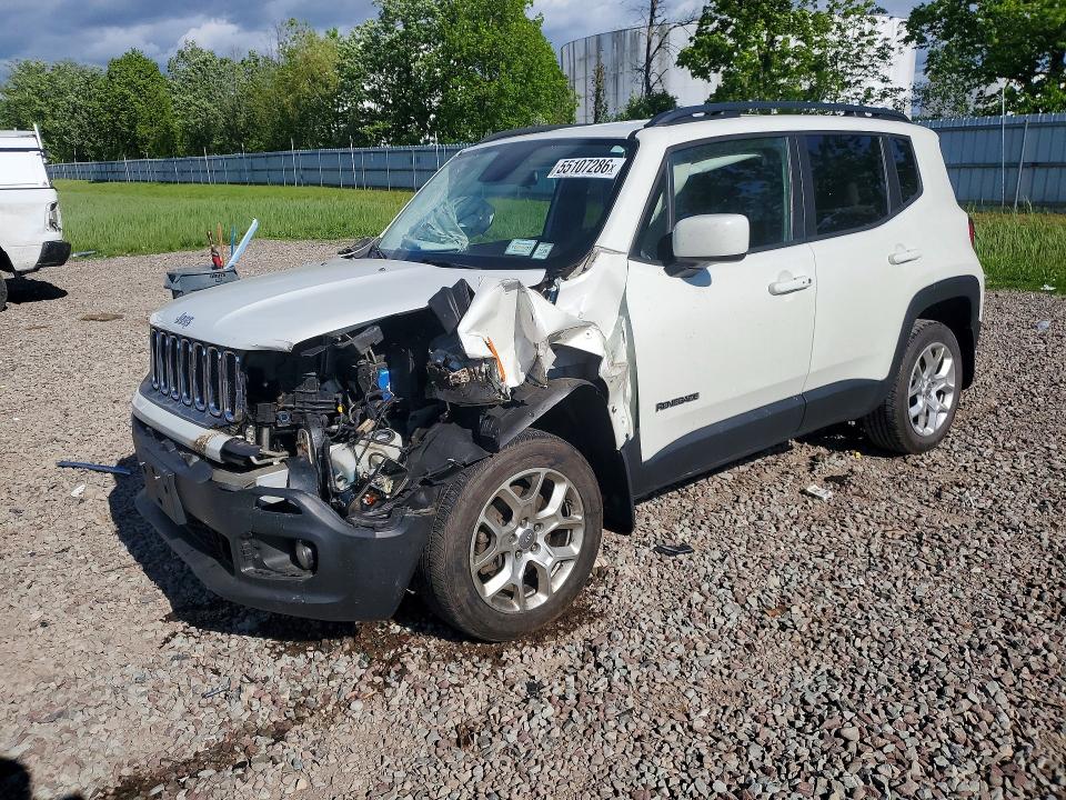 2017 Jeep Renegade VIN ZACCJBBB3HPE54883 COPART salvage auction — FRONT END, Ny - Mv-907A Salvage Certificate, sold $1,450 on 2026-07-06 (photo 1)