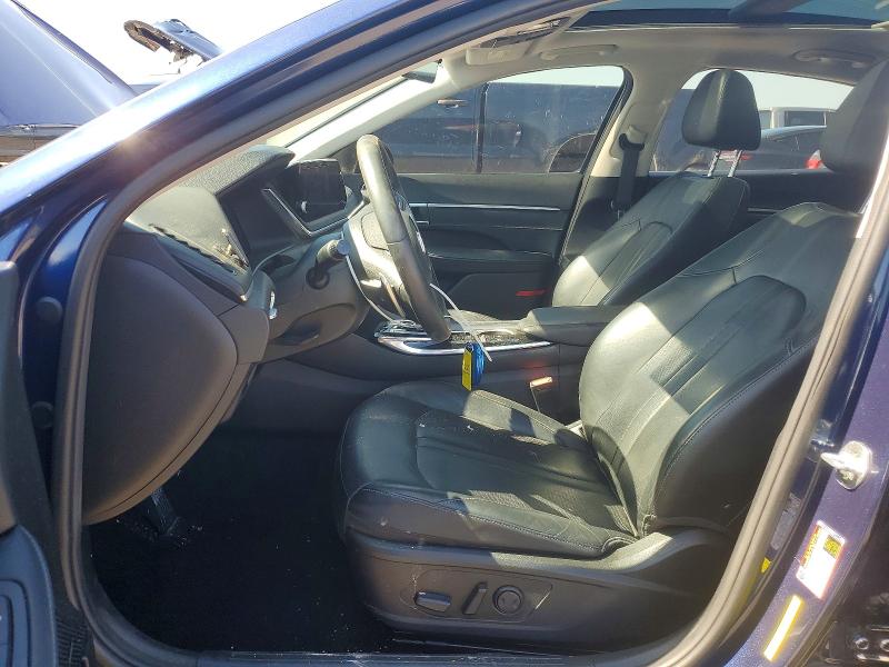 2022 Hyundai Sonata VIN 5NPEH4J22NH138753 COPART salvage auction — FRONT END, Tx - Salvage Vehicle Title, sold $6,500 on 2026-07-17 (photo 7)