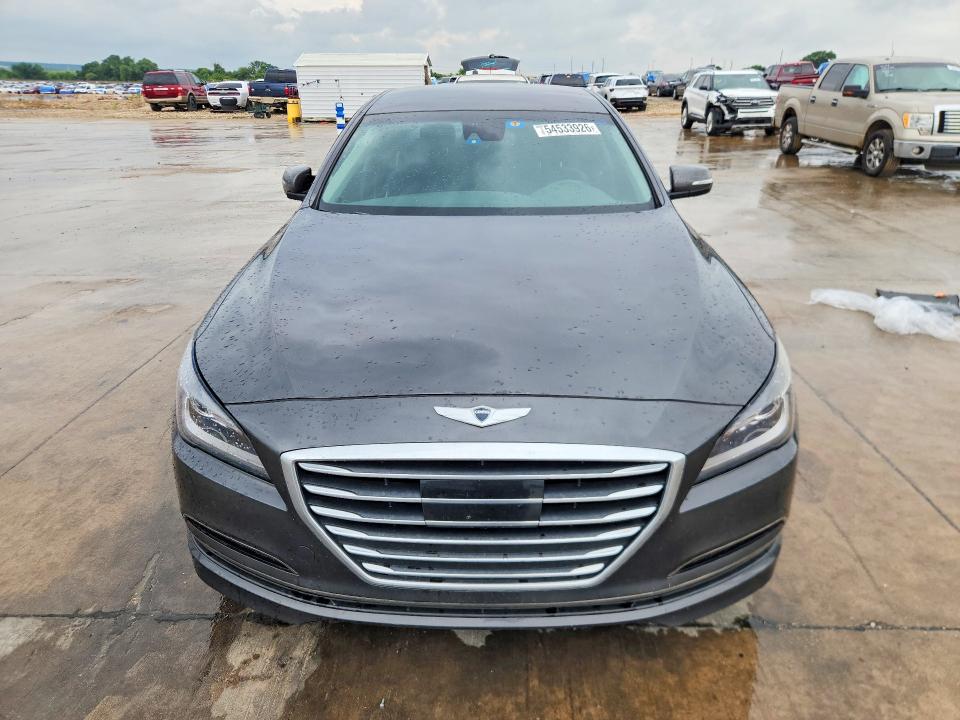 2017 Genesis G80 VIN KMHGN4JE3HU204745 COPART salvage auction — SIDE, Tx - Salvage Vehicle Title, sold $3,100 on 2026-07-16 (photo 5)