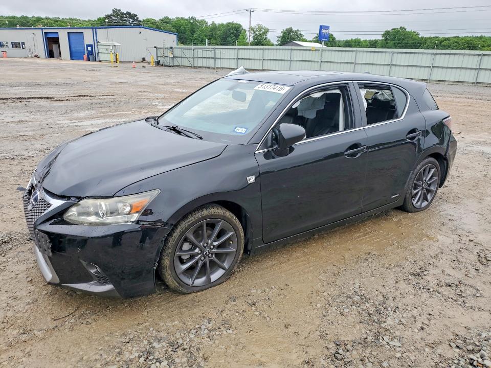 2013 Lexus Ct VIN JTHKD5BH4D2157570 COPART salvage auction — FRONT END, Ar - Cert Of Title-Parts Only, sold $2,800 on 2026-07-13 (photo 1)