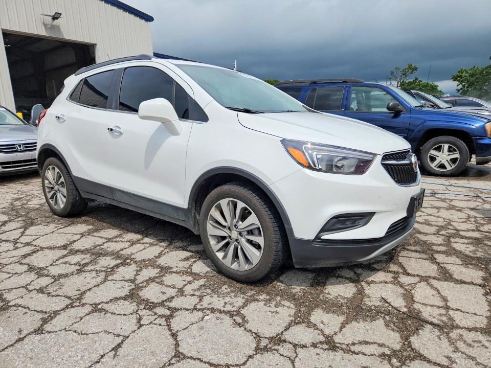 2020 Buick Encore VIN KL4CJASB6LB077473 COPART salvage auction — HAIL, Mo - Salvage Certificate Of Title, sold $4,950 on 2026-07-27 (photo 4)