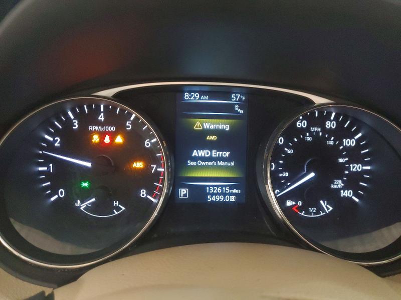2015 Nissan Rogue VIN KNMAT2MV1FP509382 COPART salvage auction — FRONT END, MI - CERTIFICATE OF TITLE, sold $1,450 on 2026-07-24 (photo 9)