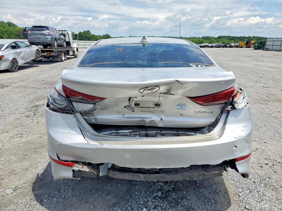 2017 Hyundai Elantra VIN KMHD84LF5HU174633 COPART salvage auction — REAR END, NC - SALVAGE CERTIFICATE OF TITLE, sold $2,250 on 2026-07-15 (photo 6)