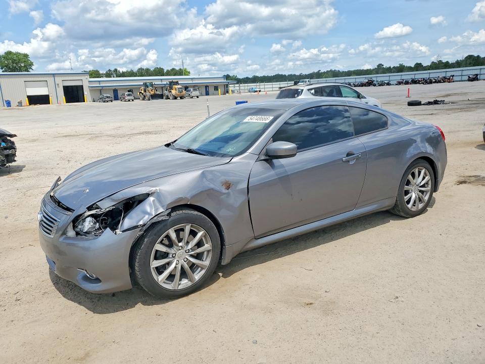 2013 Infiniti G VIN JN1CV6EK4DM923241 COPART salvage auction — FRONT END, Sc - Cert Of Title-Salvage, sold $1,950 on 2026-07-06 (photo 1)