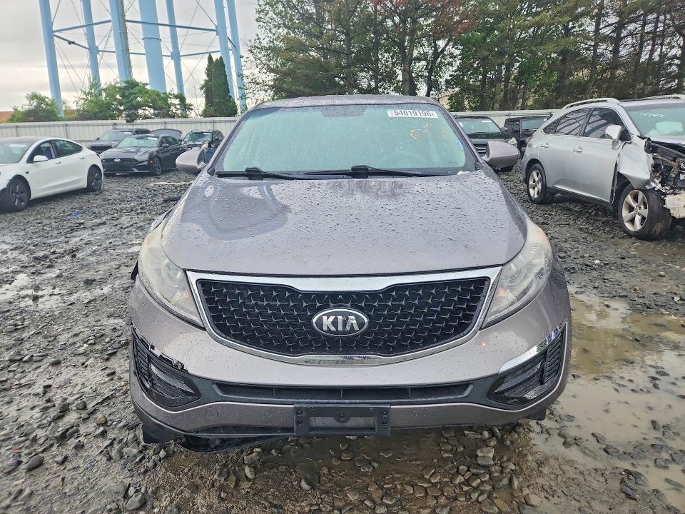 2014 Kia Sportage VIN KNDPB3AC1E7586158 COPART salvage auction — FRONT END, Id - Salvage Certificate Of Title, sold $2,250 on 2026-07-08 (photo 5)