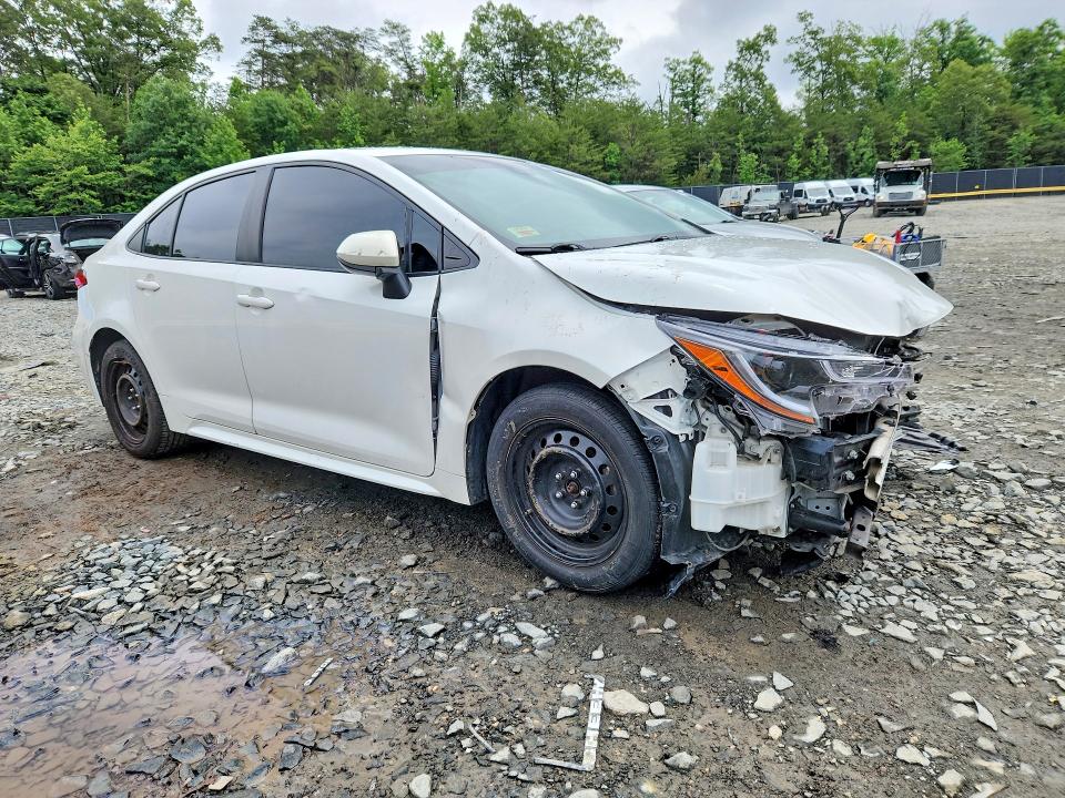 2020 Toyota Corolla VIN JTDEPRAE8LJ035206 COPART salvage auction — FRONT END, Md - Cert Of Salvage > 75% Damage, sold $3,050 on 2026-07-31 (photo 4)