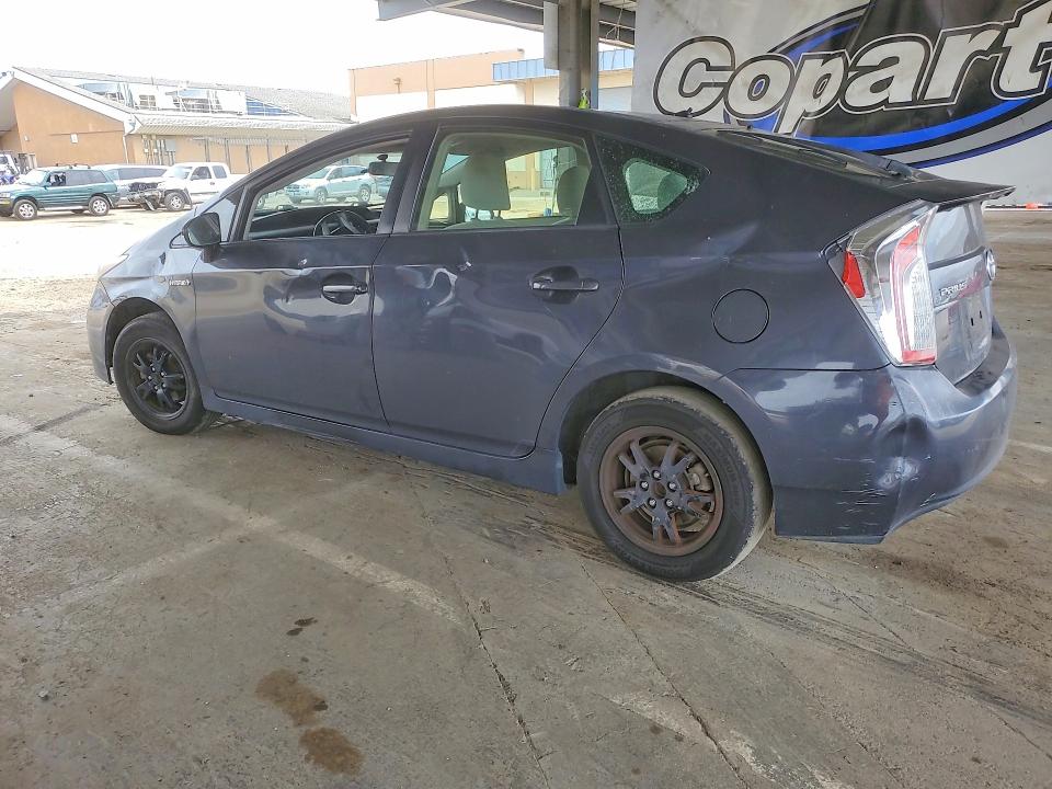 2013 Toyota Prius VIN JTDKN3DUXD5619223 COPART salvage auction — VANDALISM, Ca - Salvage Certificate, sold $475 on 2026-07-28 (photo 2)