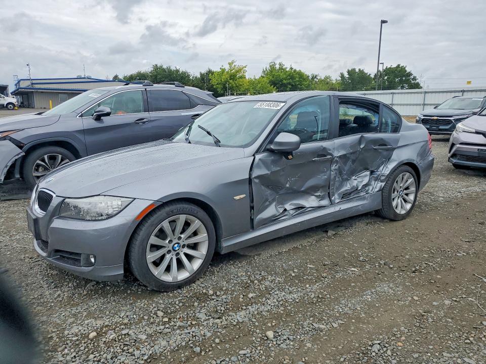 2011 BMW 3 series VIN WBAPH5C5XBA444704 COPART salvage auction — SIDE, CA - SALVAGE CERTIFICATE, sold $650 on 2026-07-14 (photo 1)