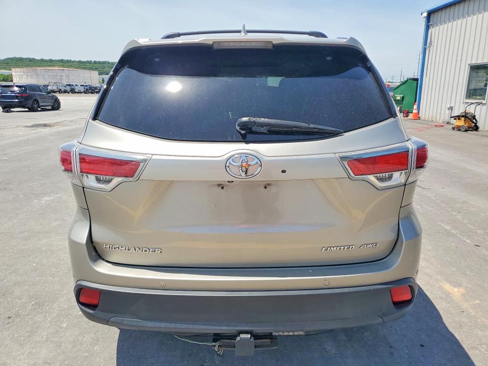 2015 Toyota VIN 5TDDKRFH6FS168955 COPART salvage auction — FRONT END, Ok - Cert Of Title-Salvage, sold $8,200 on 2026-07-02 (photo 6)