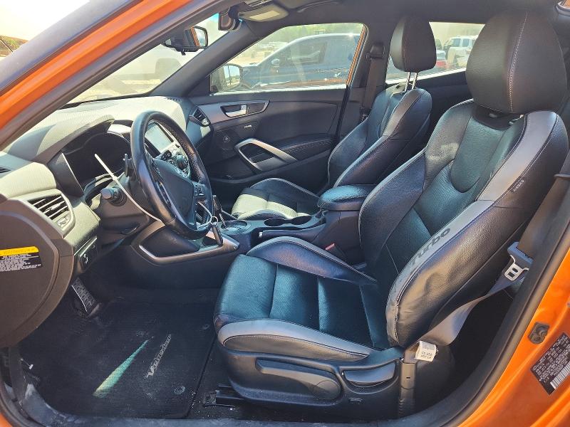 2016 Hyundai Veloster VIN KMHTC6AE6GU295962 COPART salvage auction — FRONT END, Al - Cert Of Title-Salvage Title, sold $525 on 2026-07-08 (photo 7)