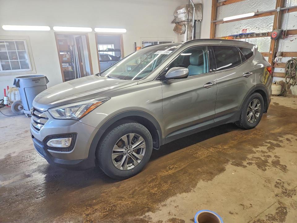 2014 Hyundai Santa fe VIN 5XYZUDLB0EG204685 COPART salvage auction — REAR END, Il - Salvage Certificate, sold $2,600 on 2026-07-27 (photo 1)