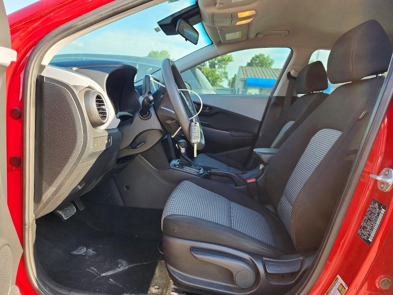2021 Hyundai VIN KM8K12AA8MU604043 COPART salvage auction — HAIL, Ok - Cert Of Title-Salvage, sold $4,000 on 2026-07-15 (photo 7)