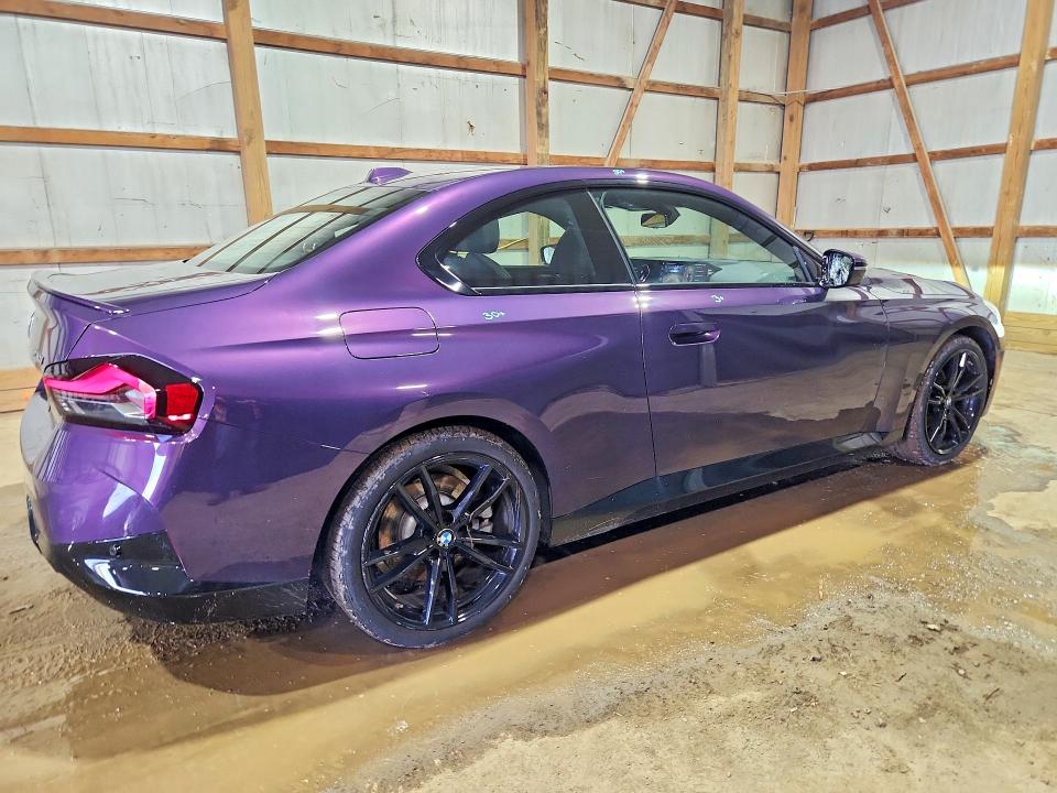 2024 BMW 2er VIN 3MW33CM08R8E12103 COPART salvage auction — HAIL, Oh - Cert Of Title-Salvage, sold $19,100 on 2026-07-09 (photo 3)