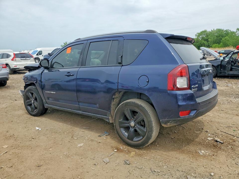 2017 Jeep Compass VIN 1C4NJDBBXHD105870 COPART salvage auction — FRONT END, Il - Salvage Certificate, sold $225 on 2026-07-10 (photo 2)