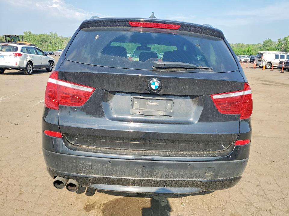 2014 BMW X3 VIN 5UXWX9C50E0D29761 COPART salvage auction — WATER/FLOOD, Ct - Cert Of Title-Flood Salvage, sold $1,150 on 2026-07-02 (photo 6)
