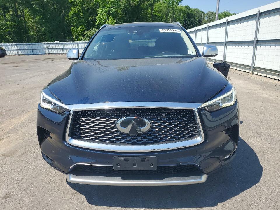 2021 Infiniti Qx50 VIN 3PCAJ5CB9MF121483 COPART salvage auction — REAR END, NJ - CERT OF TITLE-SALVAGE, sold $7,100 on 2026-07-28 (photo 5)