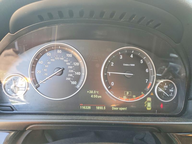 2012 BMW 5er VIN WBAFU7C57CDU61155 COPART salvage auction — SIDE, VA - CERT OF TITLE - SALVAGE, sold $1,200 on 2026-07-14 (photo 9)