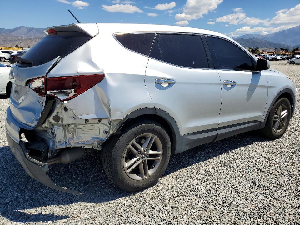 2018 Hyundai VIN 5XYZT3LB7JG568142 COPART salvage auction — REAR END, Ca - Salvage Certificate, sold $2,950 on 2026-07-15 (photo 3)