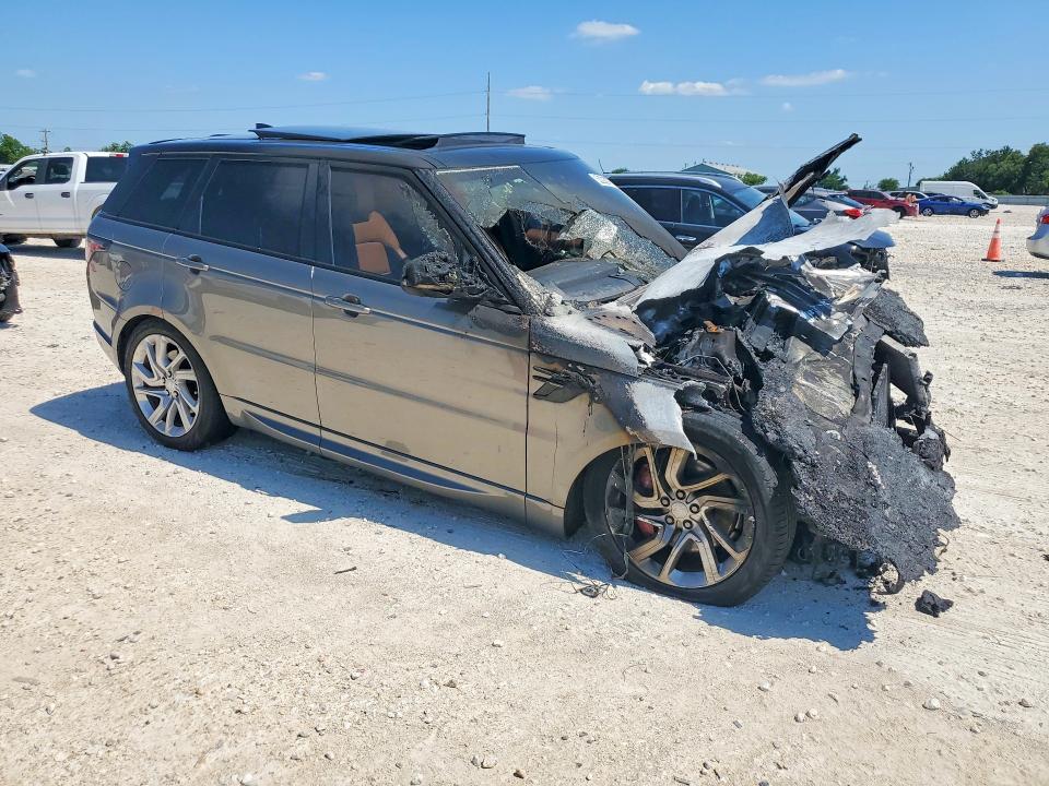 2018 Land rover Range rover sport VIN SALWR2RE6JA809615 COPART salvage auction — ENGINE BURN, MD - CERT OF SALVAGE > 75% DAMAGE, sold $100 on 2026-07-30 (photo 4)