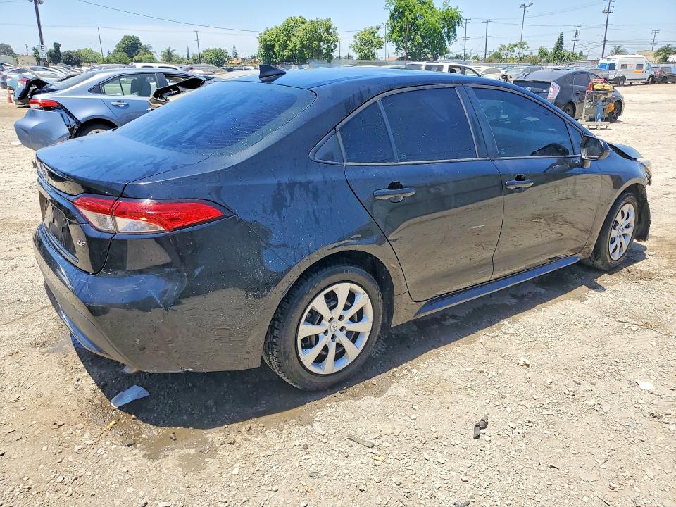 2021 Toyota Corolla VIN 5YFEPMAE4MP192120 COPART salvage auction — FRONT END, Ca - Salvage Certificate, sold $2,950 on 2026-07-09 (photo 3)