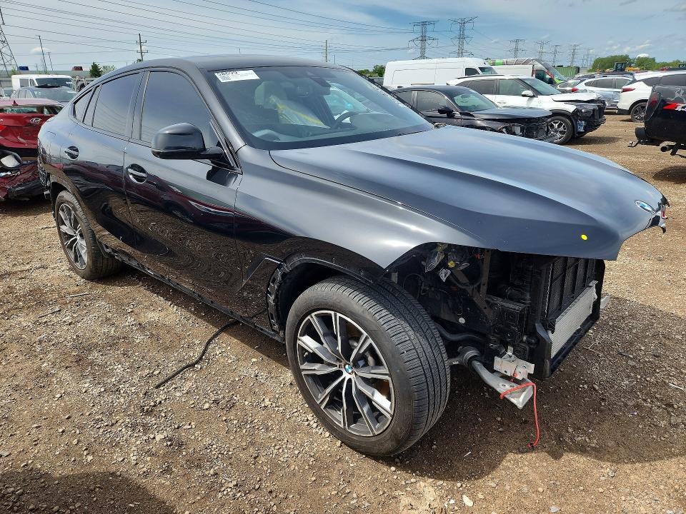 2023 BMW X6 VIN 5UXCY6C03P9P95750 COPART salvage auction — FRONT END, Il - Salvage Certificate, sold $1,150 on 2026-07-21 (photo 4)