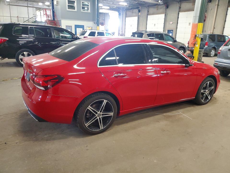 2019 Mercedes-benz A-klasse VIN WDD3G4FB8KW020026 COPART salvage auction — HAIL, Mn - Cert Of Title-Salvage, sold $2,250 on 2026-07-23 (photo 3)