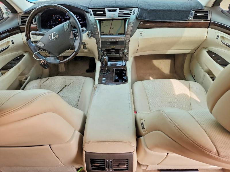 2008 Lexus Ls 460 VIN JTHBL46F585076104 COPART salvage auction — HAIL, KS - CERT OF TITLE-SALVAGE, sold $1,650 on 2026-07-08 (photo 8)