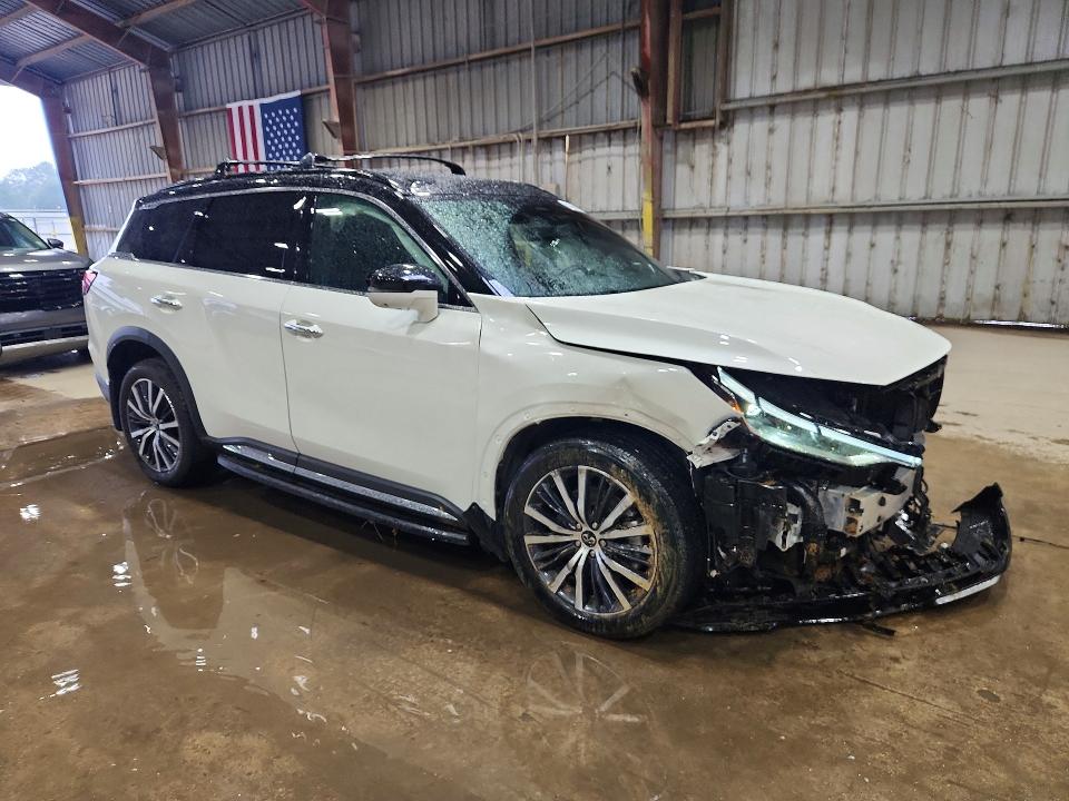 2025 Infiniti Qx60 VIN 5N1AL1HU0SC352503 COPART salvage auction — FRONT END, La - Cert Of Title-Salvage, sold $12,300 on 2026-07-17 (photo 4)