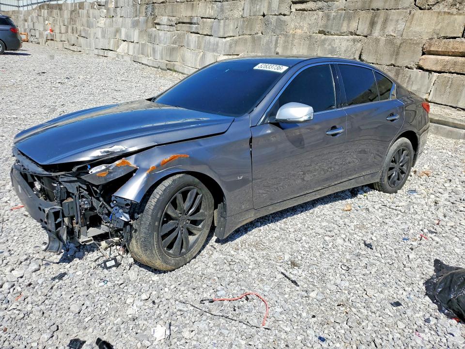 2014 Infiniti Q50 VIN JN1BV7AR5EM688306 COPART salvage auction — FRONT END, Ky - Bill Of Sale/Part Only/No Titl, sold $325 on 2026-07-10 (photo 1)