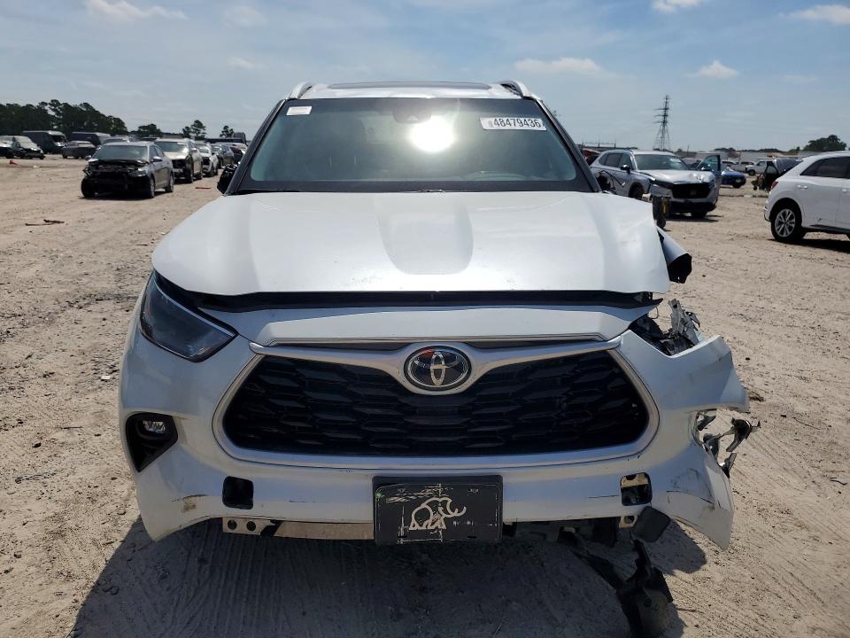 2024 Toyota Highlander VIN 5TDKDRBH5RS547361 COPART salvage auction — FRONT END, Ks - Cert Of Title-Salvage, sold $12,700 on 2026-07-17 (photo 5)