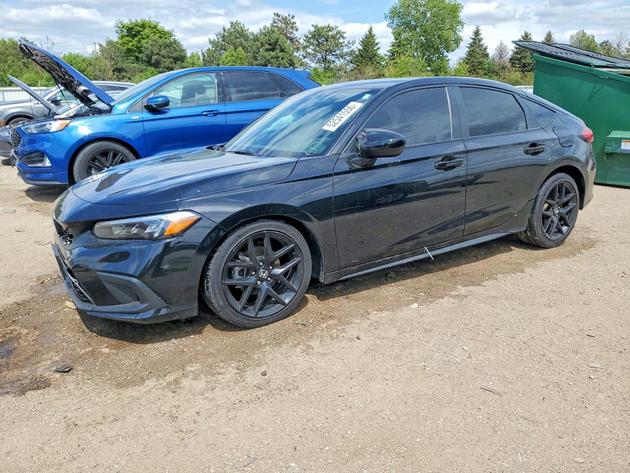 2024 Honda Civic VIN 19XFL2H8XRE034667 COPART salvage auction — Side, IL - SALVAGE CERTIFICATE, sold $7,700 on 2026-07-07 (photo 1)