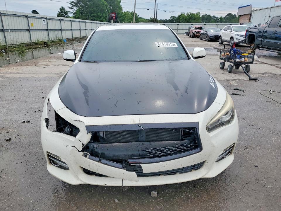 2015 Infiniti Q50 VIN JN1BV7AP5FM347990 COPART salvage auction — REAR END, Al - Cert Of Title-Salvage Title, sold $475 on 2026-07-16 (photo 5)