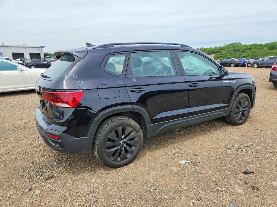 2024 Volkswagen Taos VIN 3VV5X7B22RM071446 COPART salvage auction — HAIL, Il - Salvage Certificate, sold $6,400 on 2026-07-24 (photo 3)