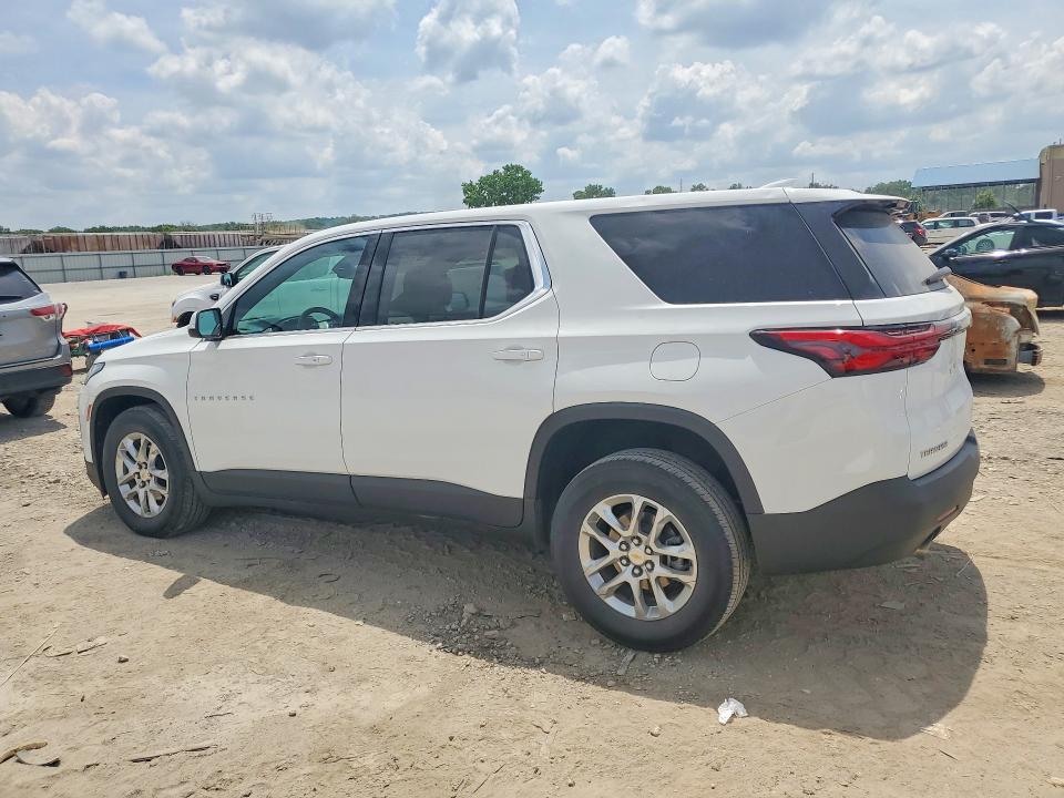 2023 Chevrolet Traverse VIN 1GNERFKW5PJ278498 COPART salvage auction — HAIL, Ks - Cert Of Title-Salvage, sold $7,900 on 2026-07-02 (photo 2)
