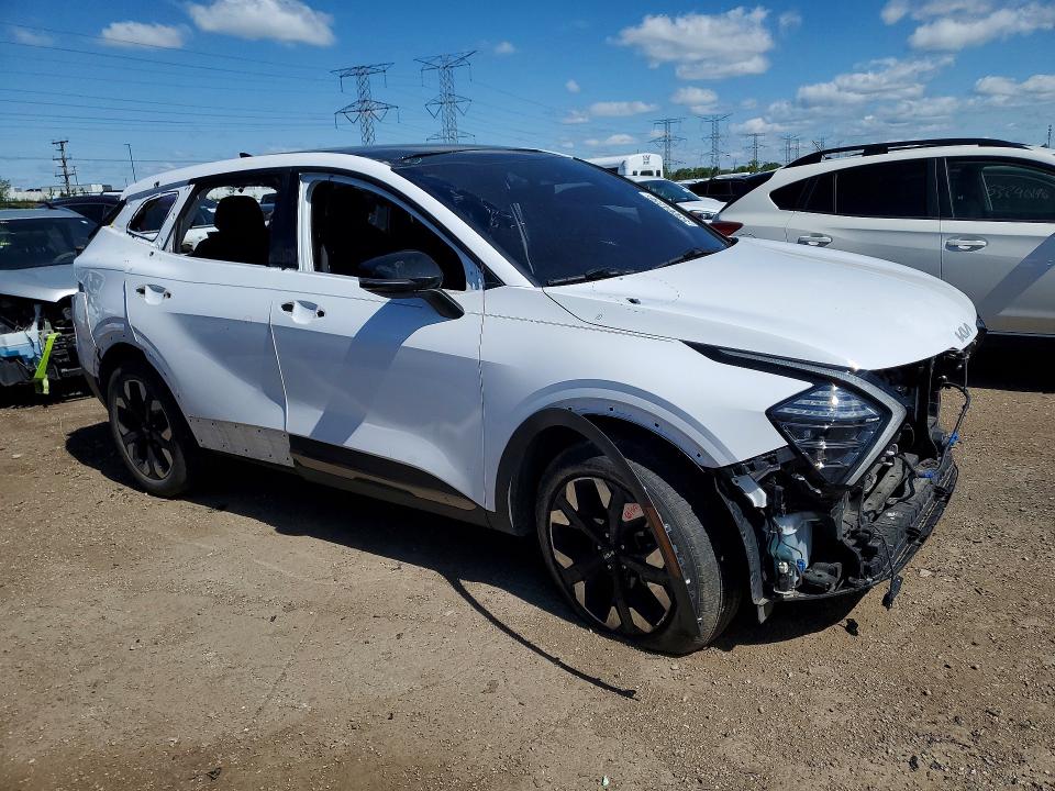 2024 Kia Sportage VIN 5XYK6CDF0RG157686 COPART salvage auction — FRONT END, Il - Salvage Certificate, sold $5,300 on 2026-07-02 (photo 4)