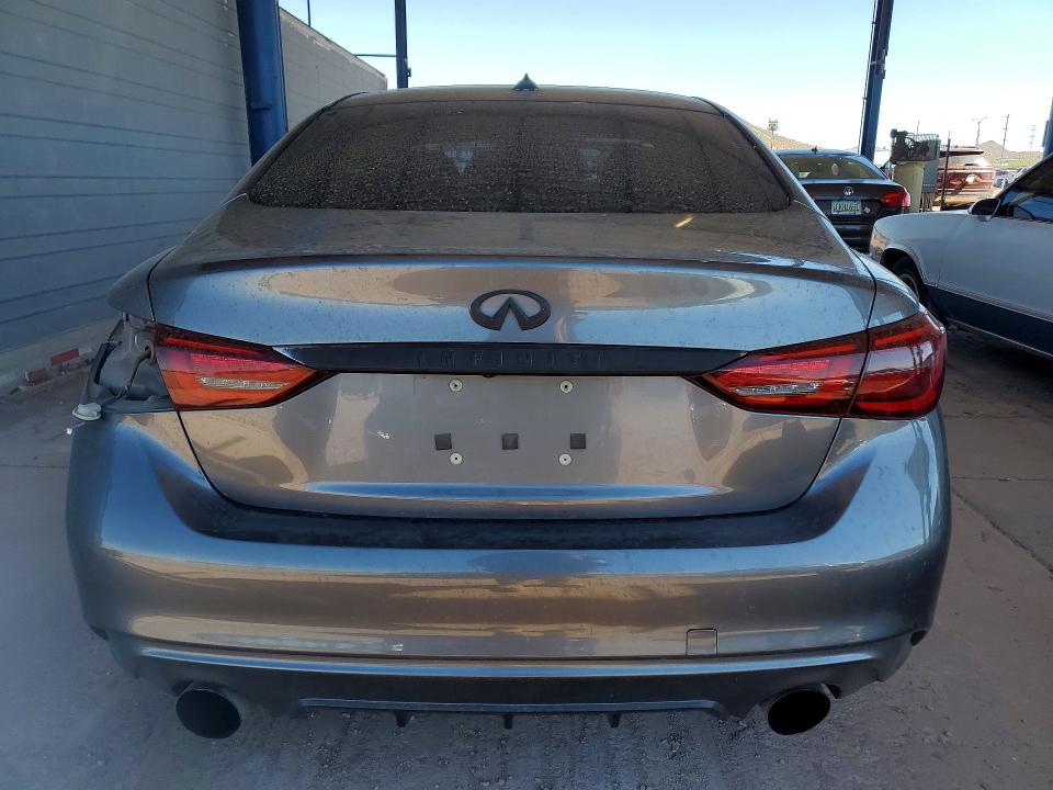 2018 Infiniti VIN JN1EV7AP2JM361688 COPART salvage auction — FRONT END, Az - Cert Of Title - Salvage, sold $3,050 on 2026-07-09 (photo 6)