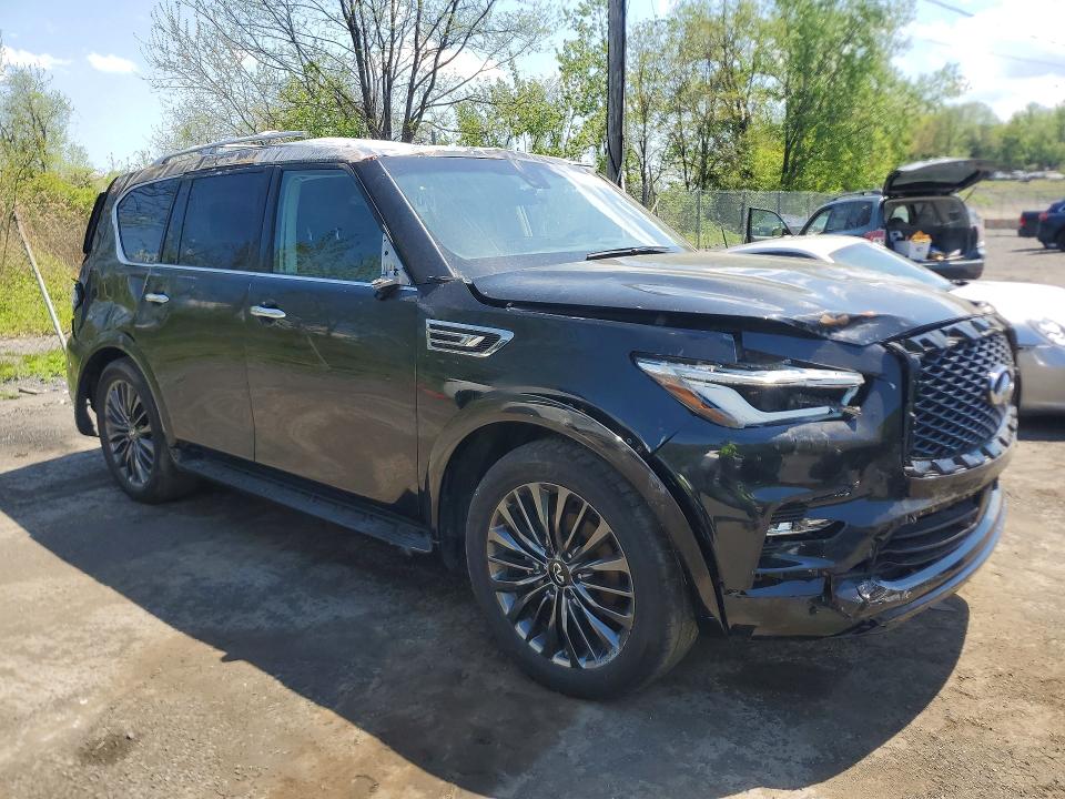 2024 Infiniti Qx80 VIN JN8AZ2AC0R9500316 COPART salvage auction — ROLLOVER, Fl - Certificate Of Destruction, sold $9,200 on 2026-07-09 (photo 4)