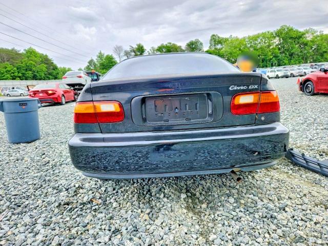 1994 Honda Civic VIN 1HGEJ2123RL000649 COPART salvage auction — FRONT END, Nc - Salvage Certificate Of Title, sold $500 on 2026-07-22 (photo 6)