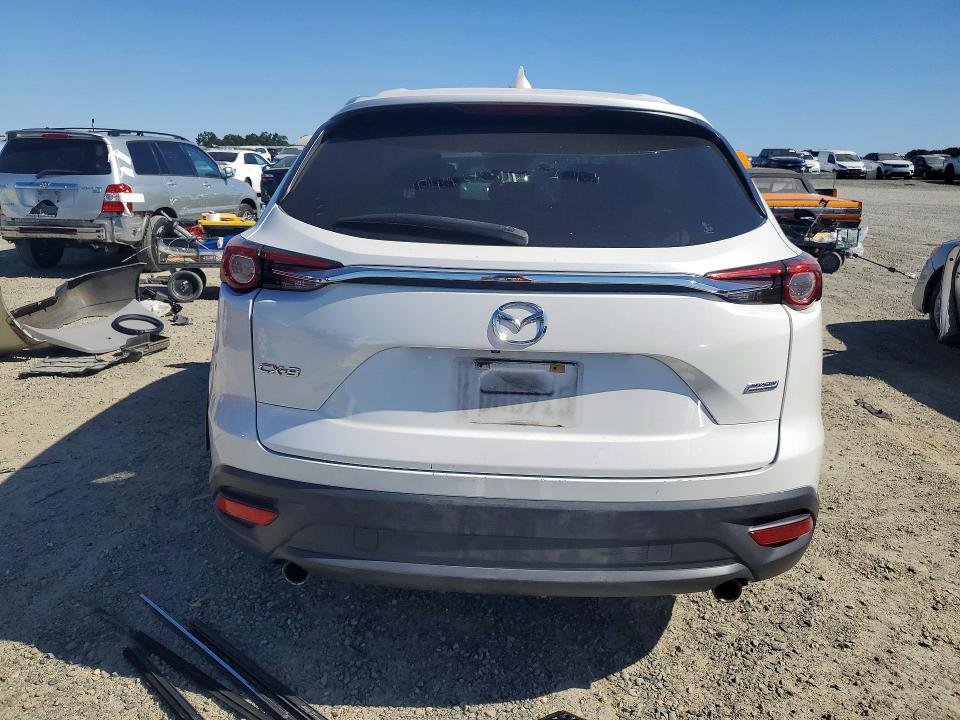 2018 Mazda Cx-9 VIN JM3TCACY4J0209603 COPART salvage auction — FRONT END, Ca - Salvage Certificate, sold $3,850 on 2026-07-14 (photo 6)