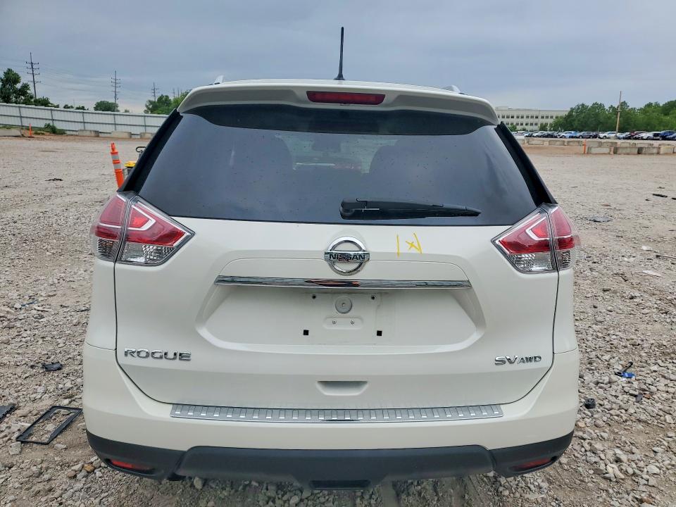 2016 Nissan Rogue VIN 5N1AT2MV5GC770339 COPART salvage auction — FRONT END, Mo - Salvage Certificate Of Title, sold $800 on 2026-07-02 (photo 6)