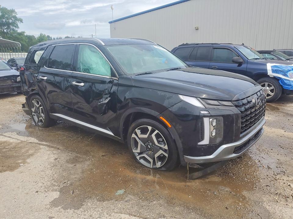 2025 Hyundai Palisade VIN KM8R44GE2SU877603 COPART salvage auction — ROLLOVER, Sc - Cert Of Title-Salvage, sold $350 on 2026-07-27 (photo 4)