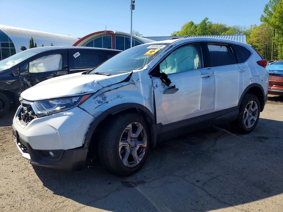 2019 Honda Cr-v VIN 7FARW2H57KE055734 COPART salvage auction — ROLLOVER, Ct - Cert Of Title-Salvage, sold $4,050 on 2026-07-09 (photo 1)