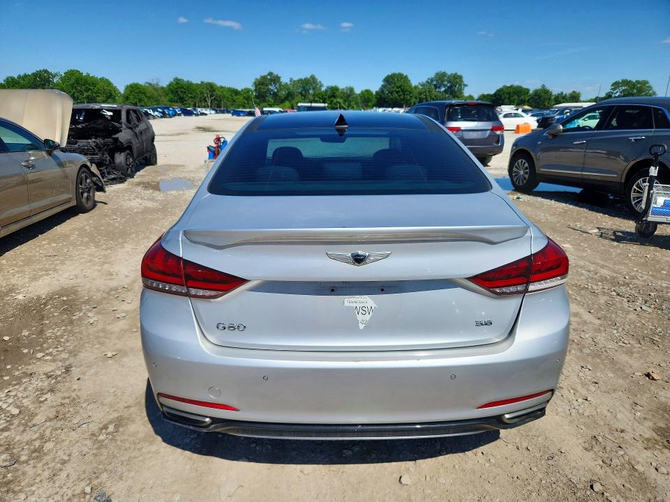 2018 Genesis VIN KMHGN4JE8JU235396 COPART salvage auction — VANDALISM, Oh - Cert Of Title-Salvage, sold $3,550 on 2026-07-24 (photo 6)