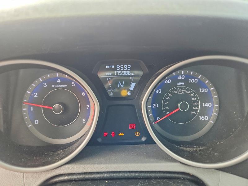 2013 Hyundai Elantra VIN KMHDH4AE7DU936882 COPART salvage auction — FRONT END, Ky - Bill Of Sale/Part Only/No Titl, sold $425 on 2026-07-09 (photo 9)